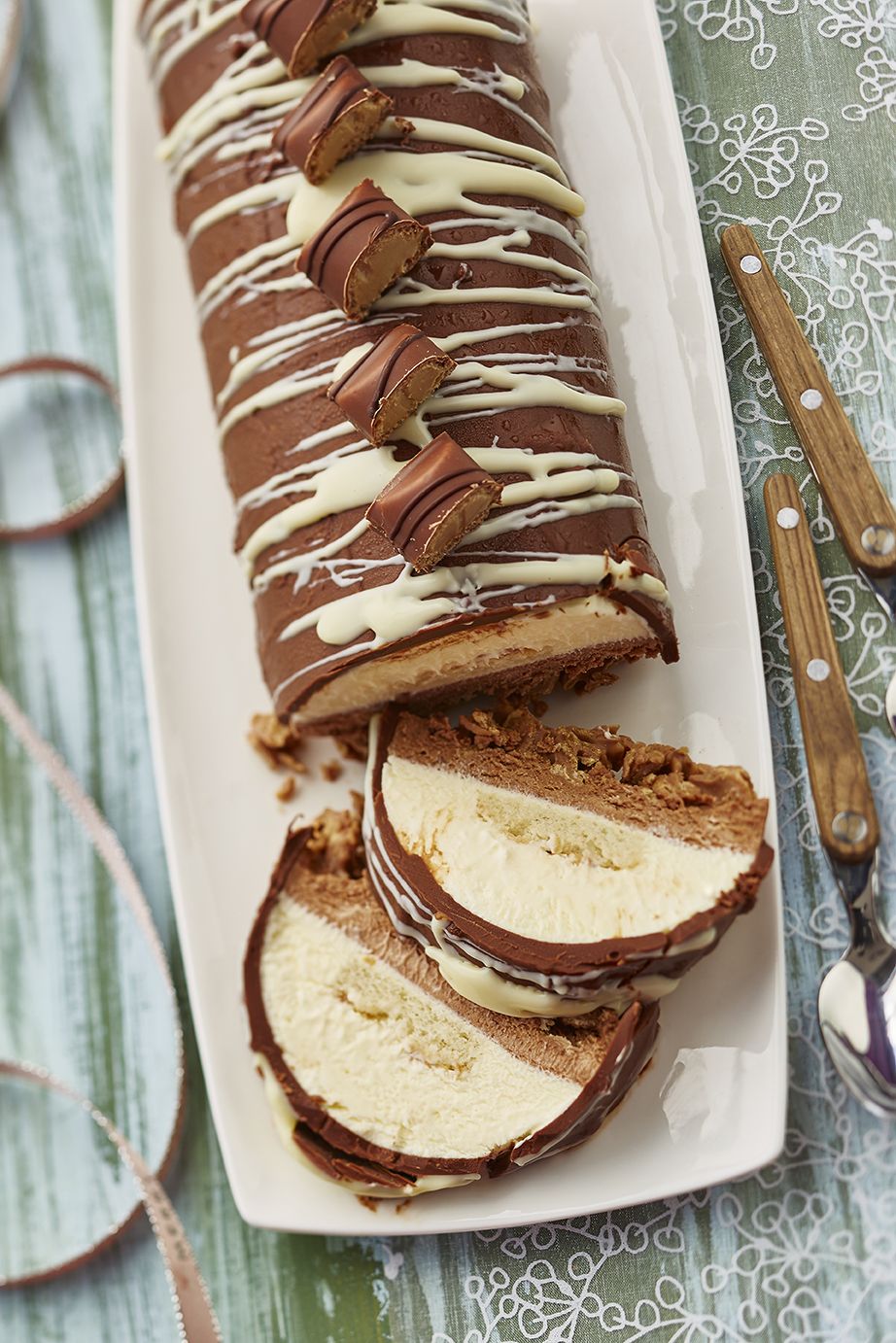 Bûche de Noël mousse Nutella - Idées Gâteaux