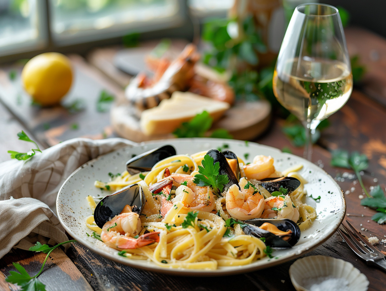 pâtes fruits de mer
